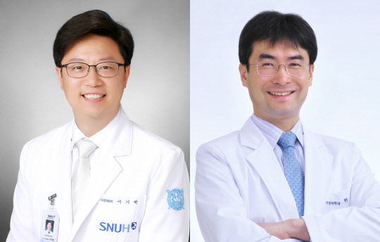 이기헌 분당서울대병원 교수(왼쪽), 박상민 서울대병원 교수(서울대학교병원 제공)